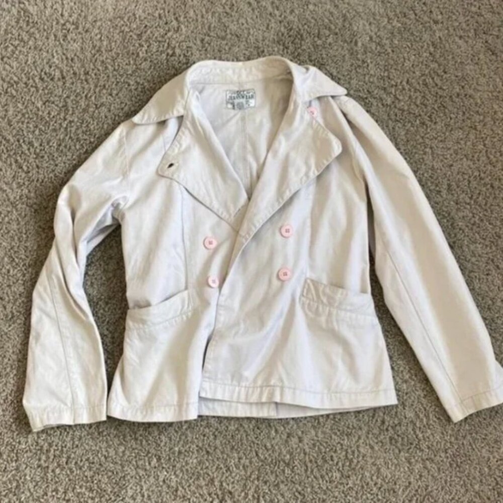 DCC Jeanswear Double Breasted Khaki Jacket